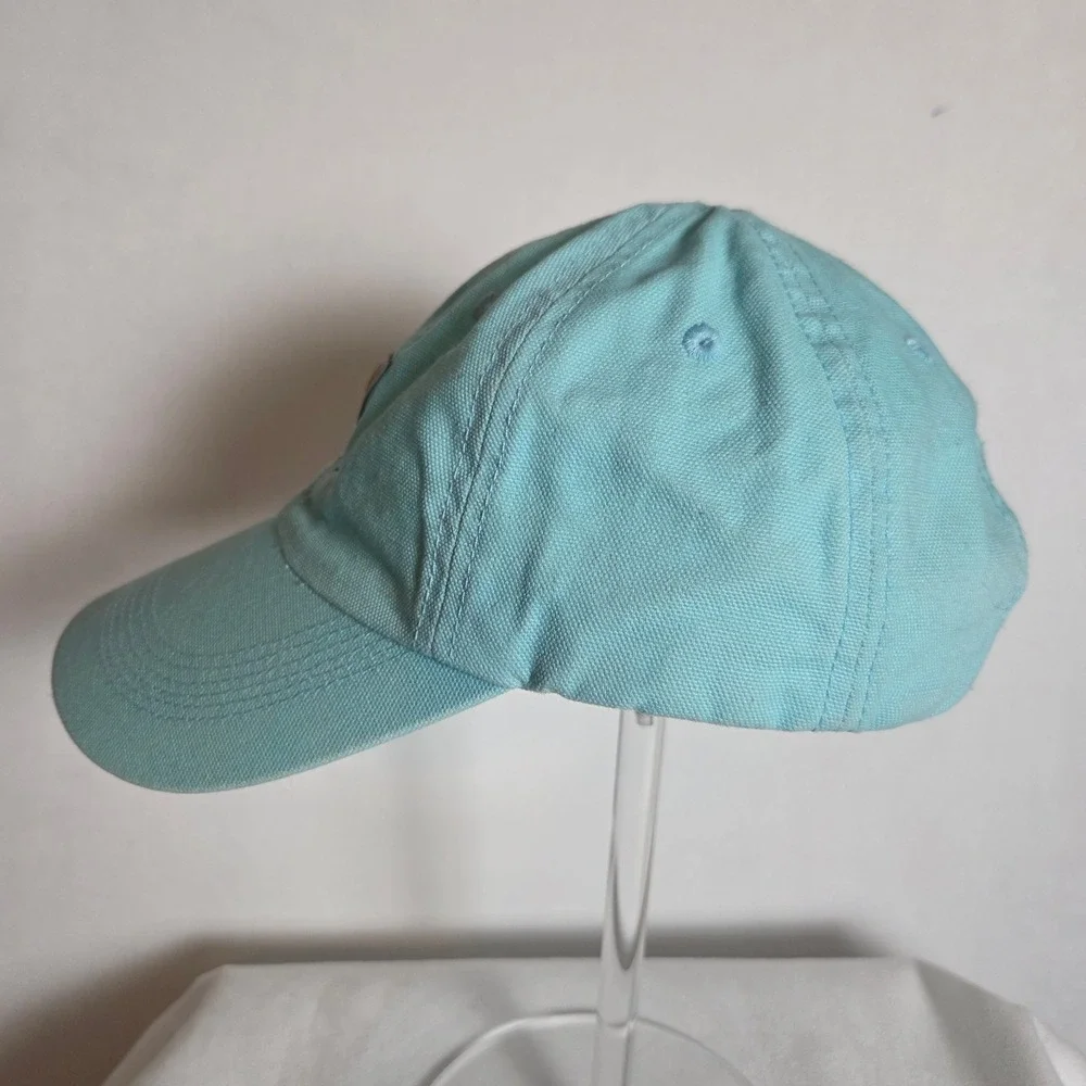 Carhartt Kids Canvas Baseball Cap Aqua Blue Adjustable Hat‎ One Size Outdoors